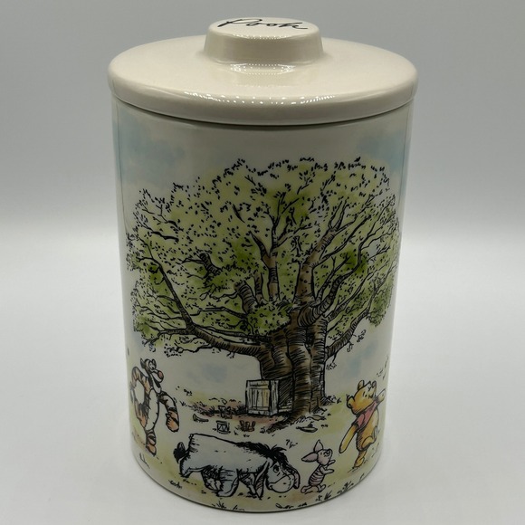 Disney Winnie the Pooh Classic Ceramic Canister Zrike Brands Storage 4018658 - Picture 1 of 14